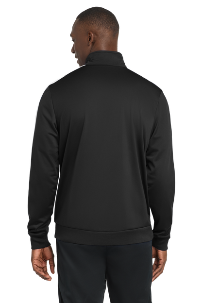 JST94 Sport-Tek ® Tricot Sleeve Stripe Track Jacket
