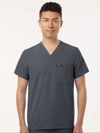 Jaanuu - Holmes Everyday 1-Pocket Scrub V-Neck Top - M10001