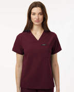 Jaanuu - Women's Rhena Essential 1-Pocket Scrub V-Neck Top - W10001