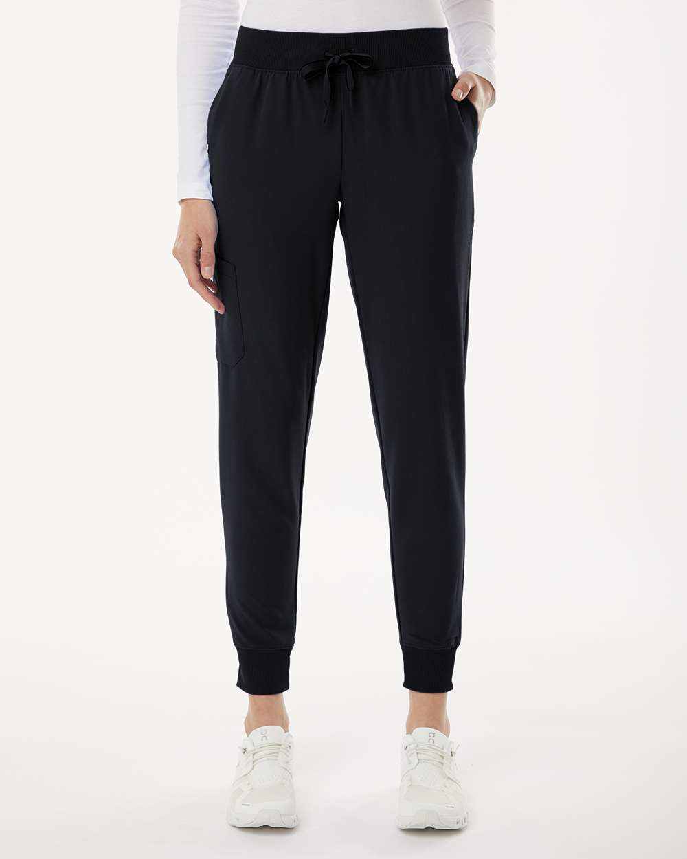 Jaanuu - Women's Silex Knit-Waist Scrub Joggers - Petite Sizes - W20003P