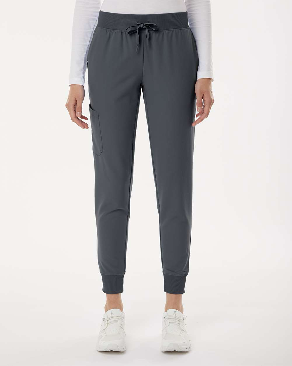 Jaanuu - Women's Silex Knit-Waist Scrub Joggers - Petite Sizes - W20003P