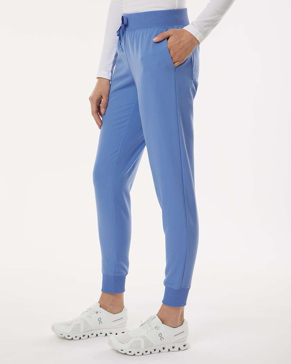 Jaanuu - Women's Silex Knit-Waist Scrub Joggers - Petite Sizes - W20003P