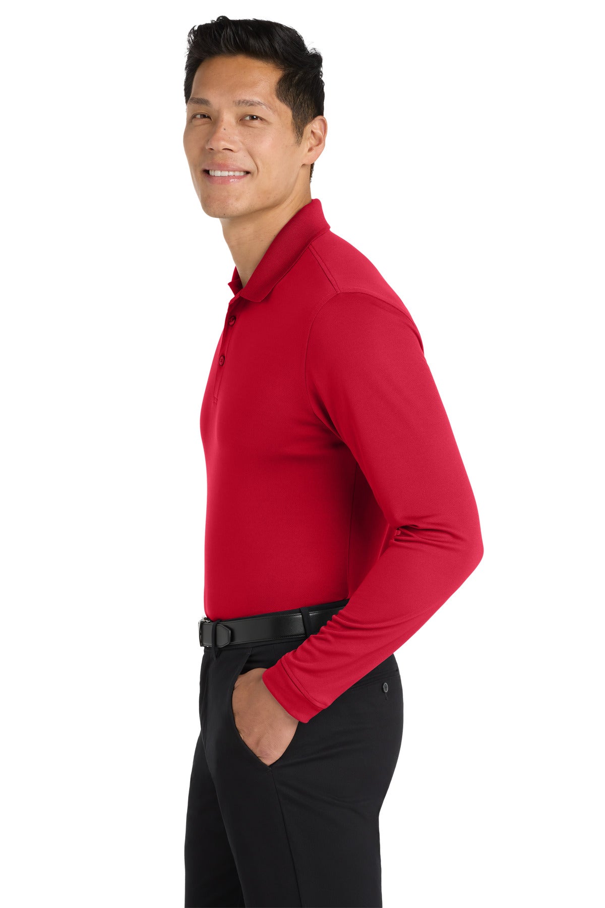 Port Authority K110LS Rich Red
