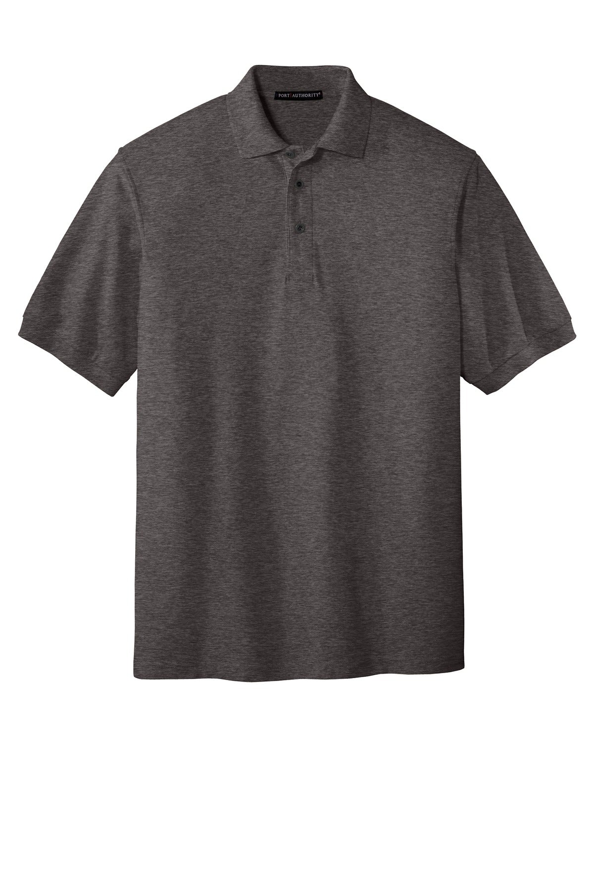Port Authority K500 Charcoal Heather Grey