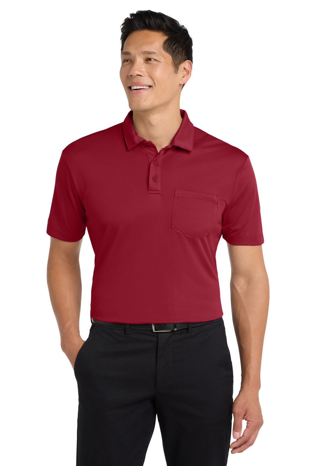 Port Authority K540P Red