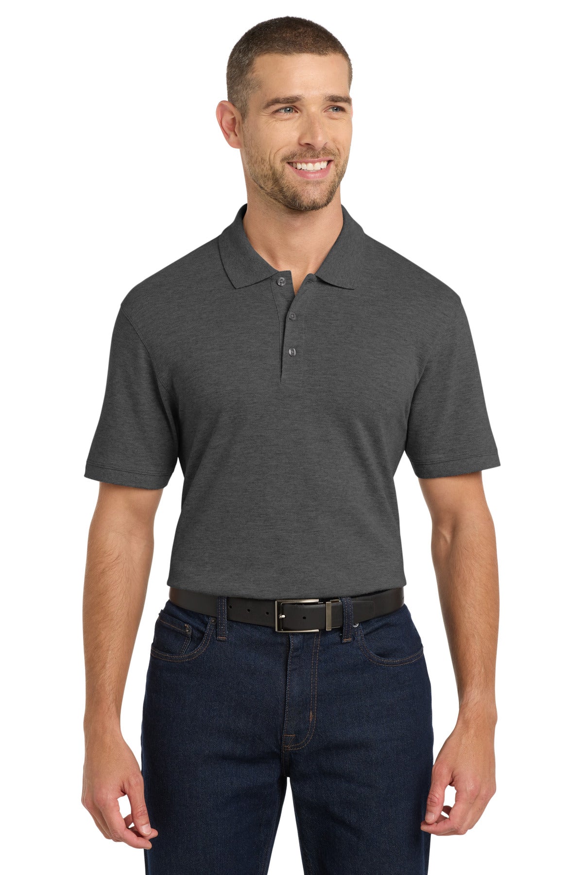 Port Authority K8000 Charcoal Heather