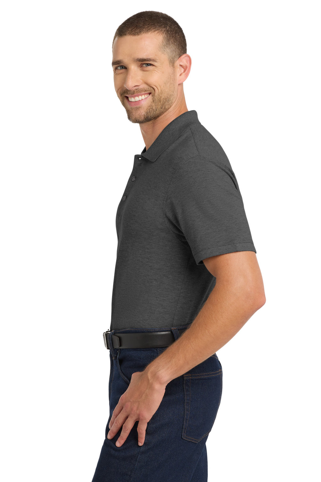 Port Authority K8000 Charcoal Heather