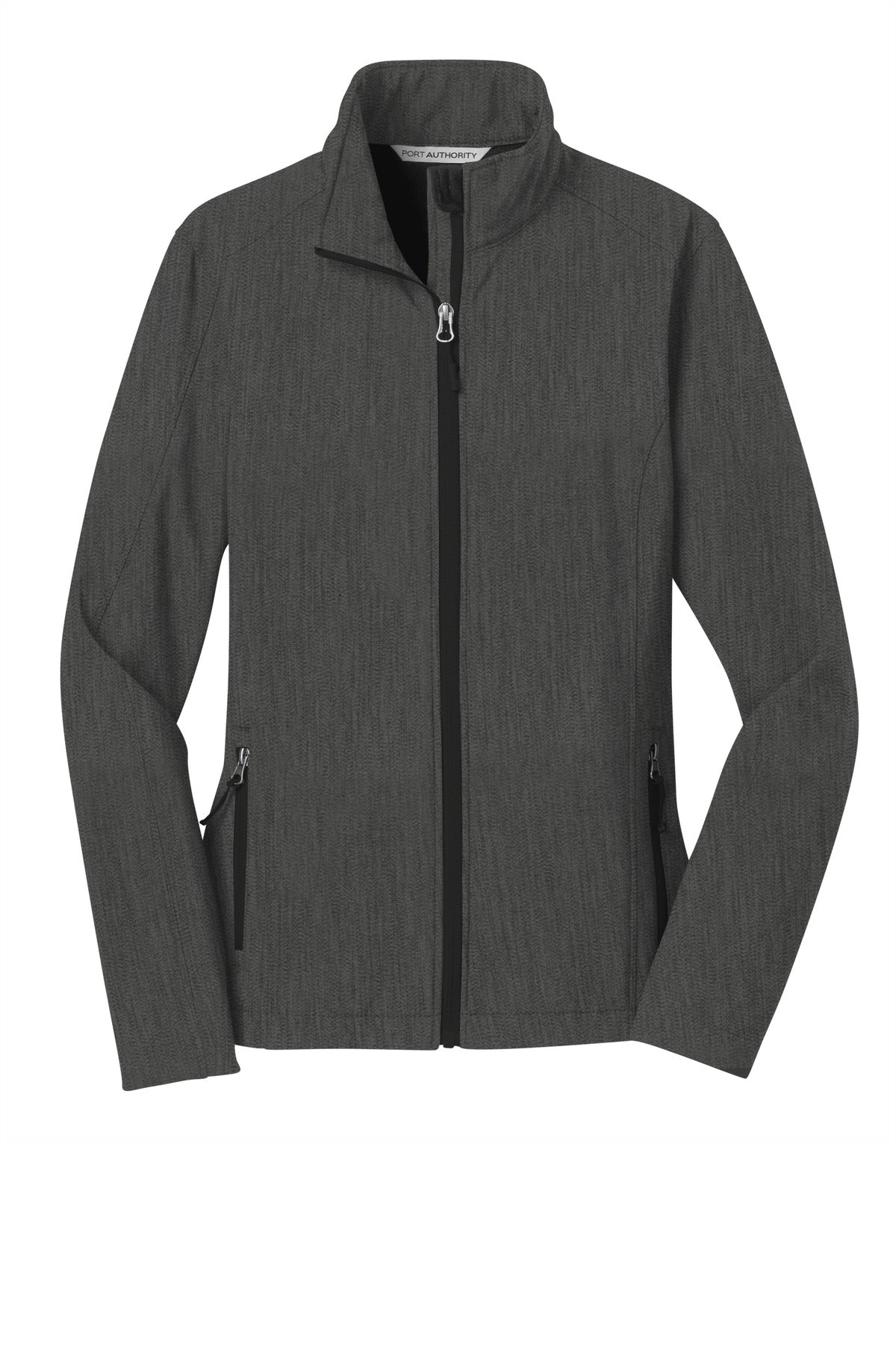 Port Authority L317 Black Charcoal Heather
