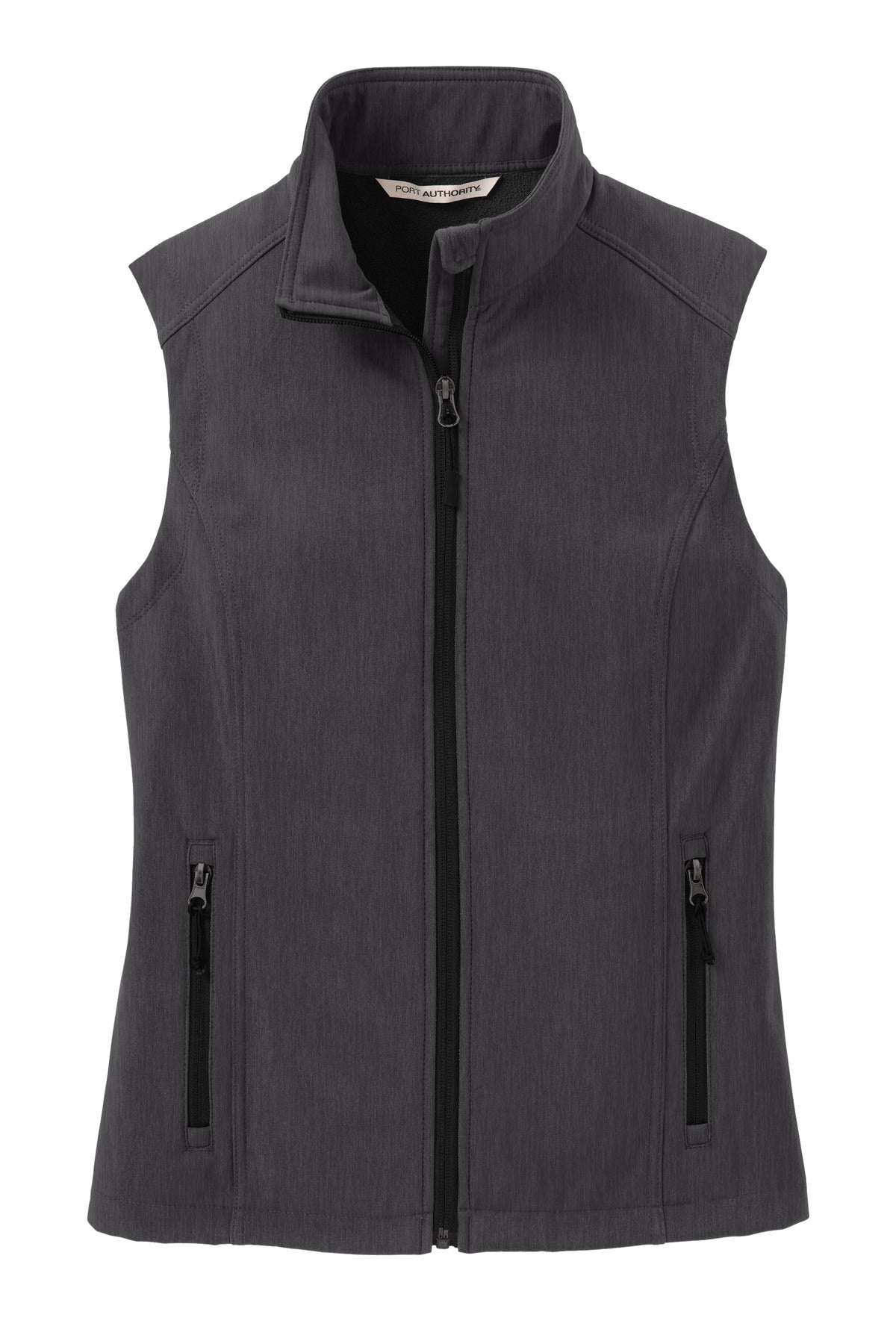Port Authority L325 Black Charcoal Heather