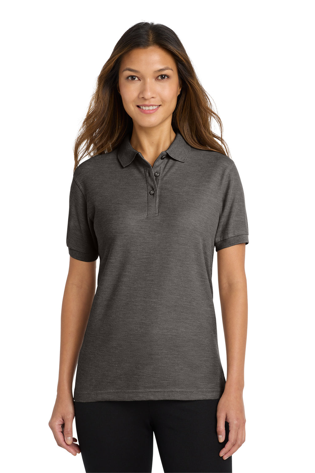 Port Authority L500 Charcoal Heather Grey