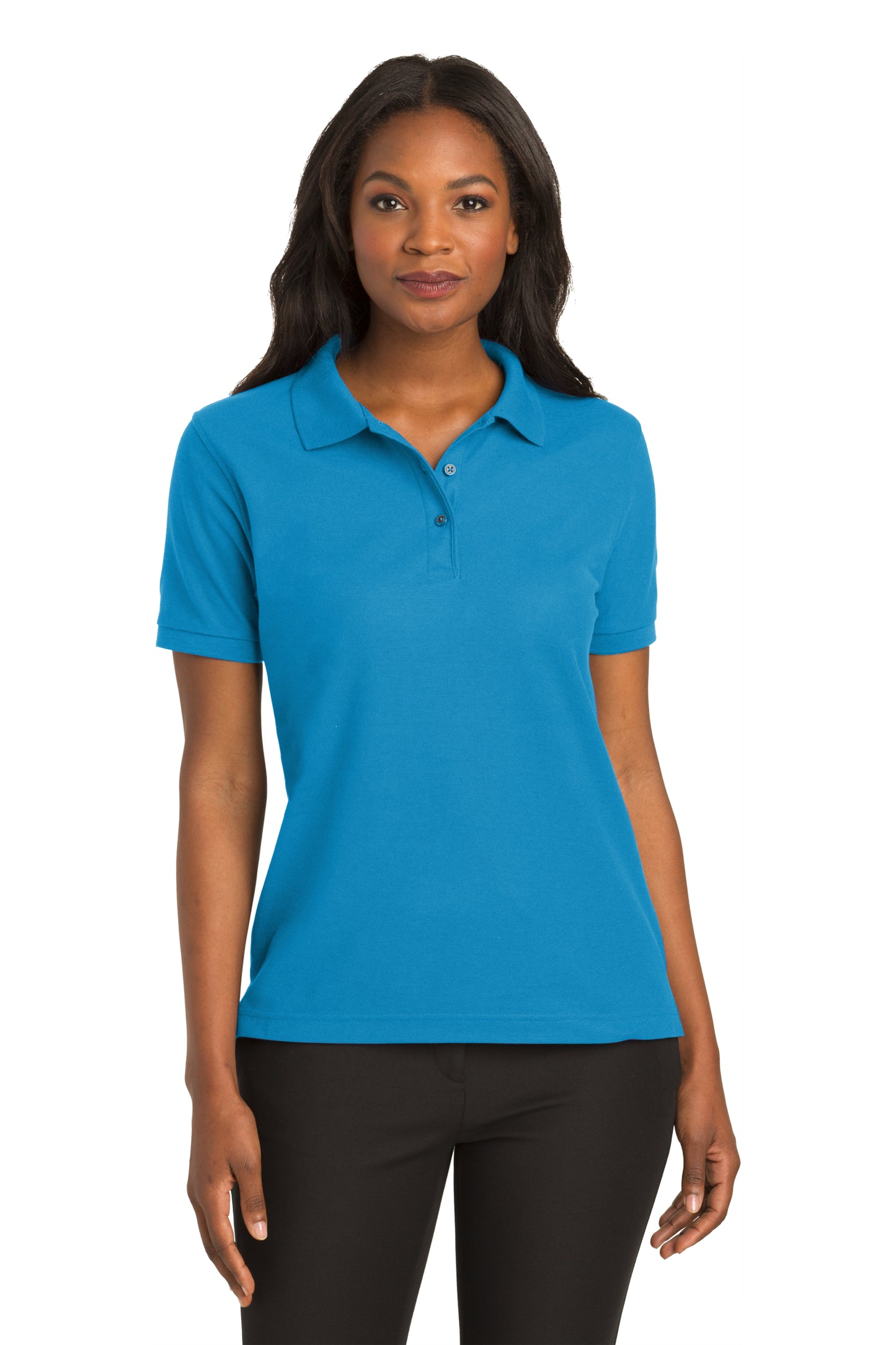 L500  Port Authority® Women's Silk Touch™ Polo