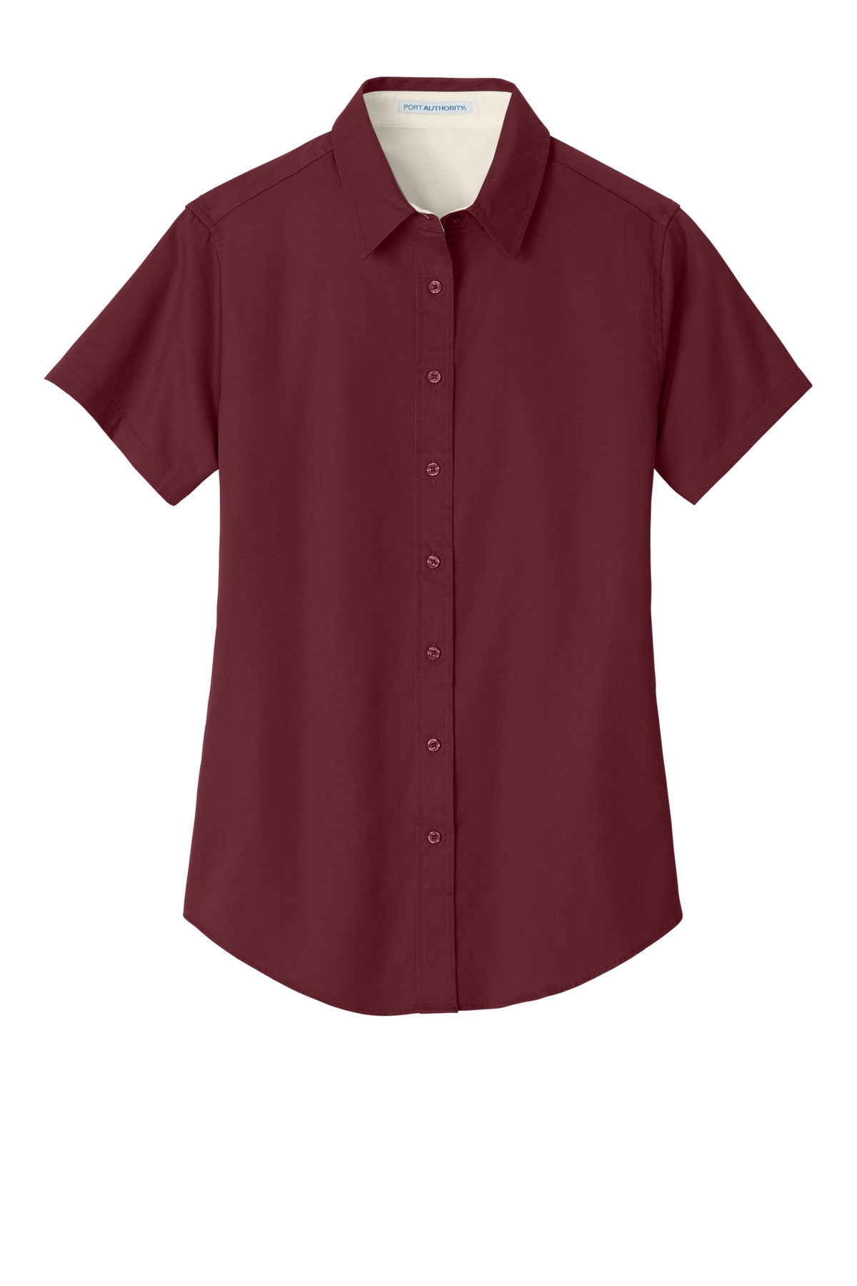 Port Authority L508 Burgundy/ Light Stone
