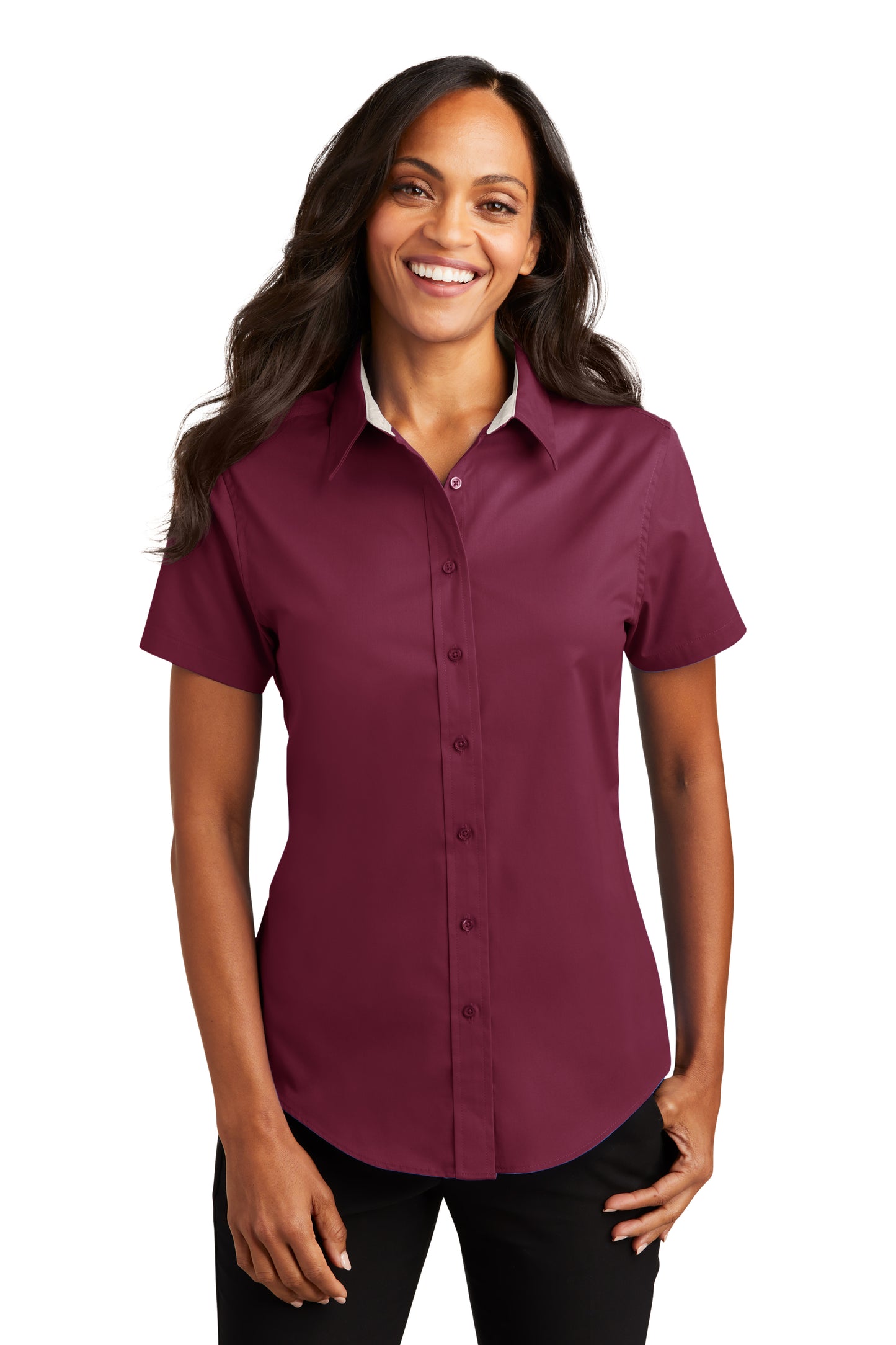 L508 Port Authority® Ladies Short Sleeve Easy Care Shirt Manager Collection