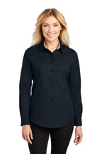 L608 Port Authority® Ladies Long Sleeve Easy Care Shirt