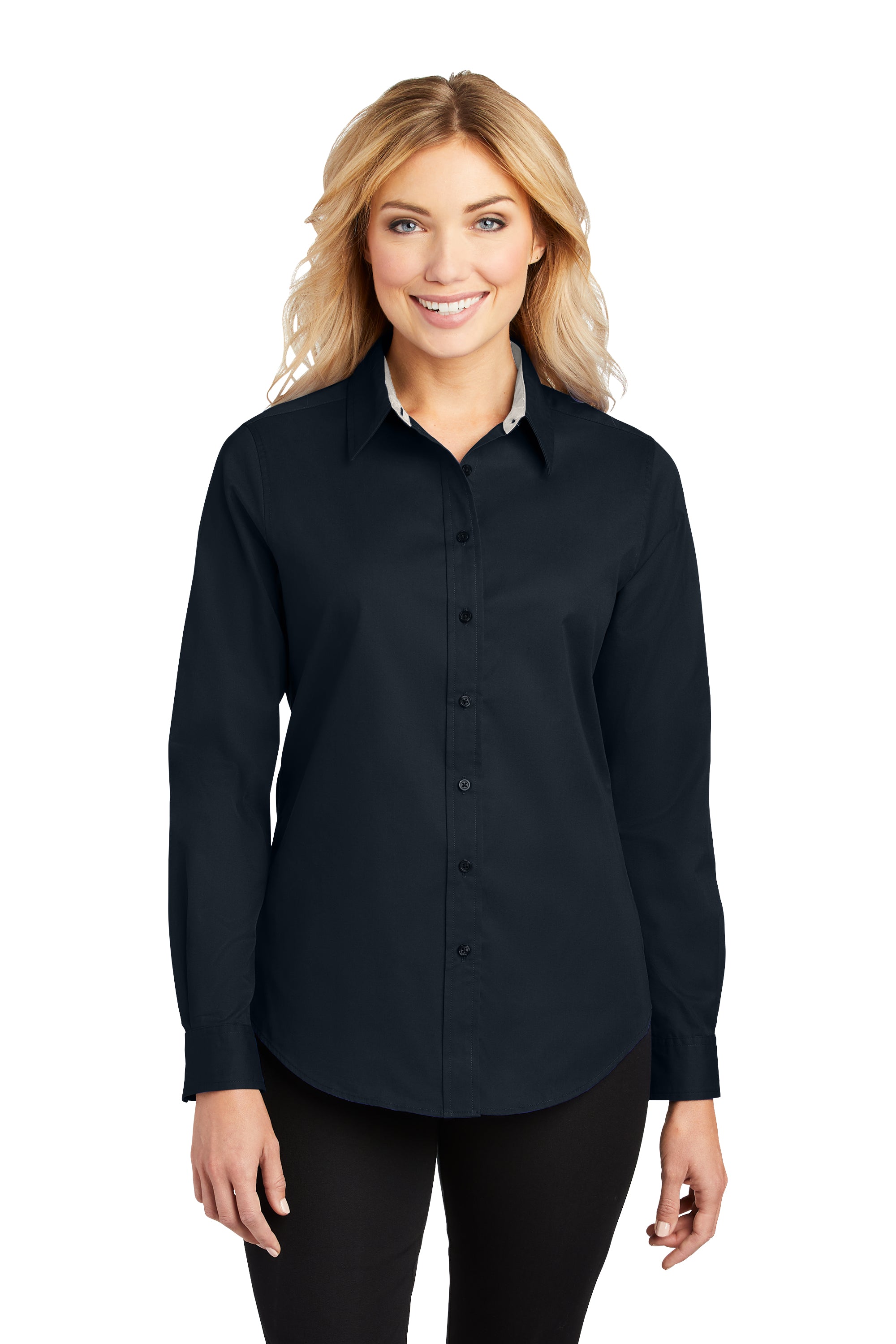 L608 Port Authority® Ladies Long Sleeve Easy Care Shirt