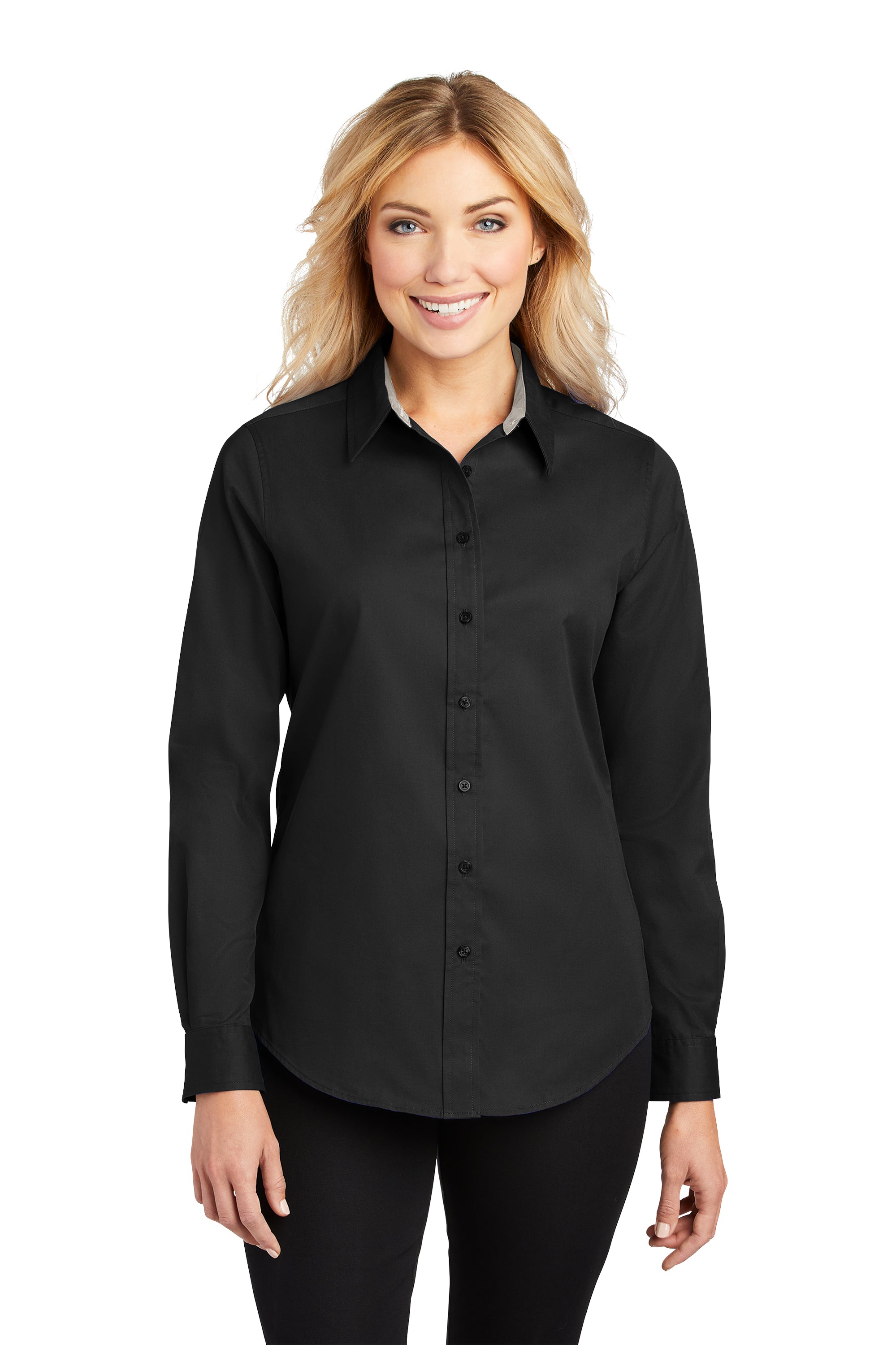 L608 Port Authority® Ladies Long Sleeve Easy Care Shirt