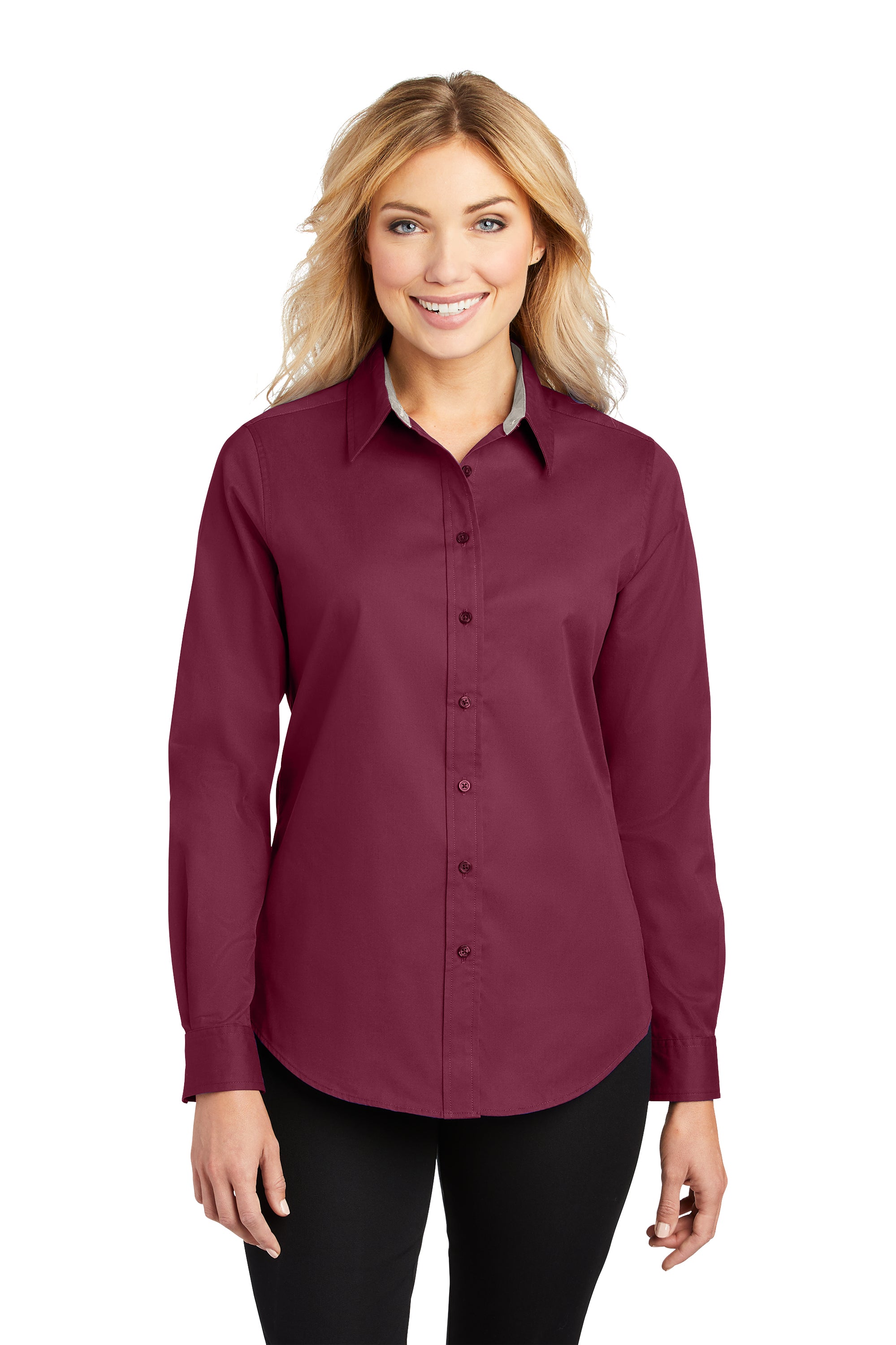 L608 Port Authority® Ladies Long Sleeve Easy Care Shirt