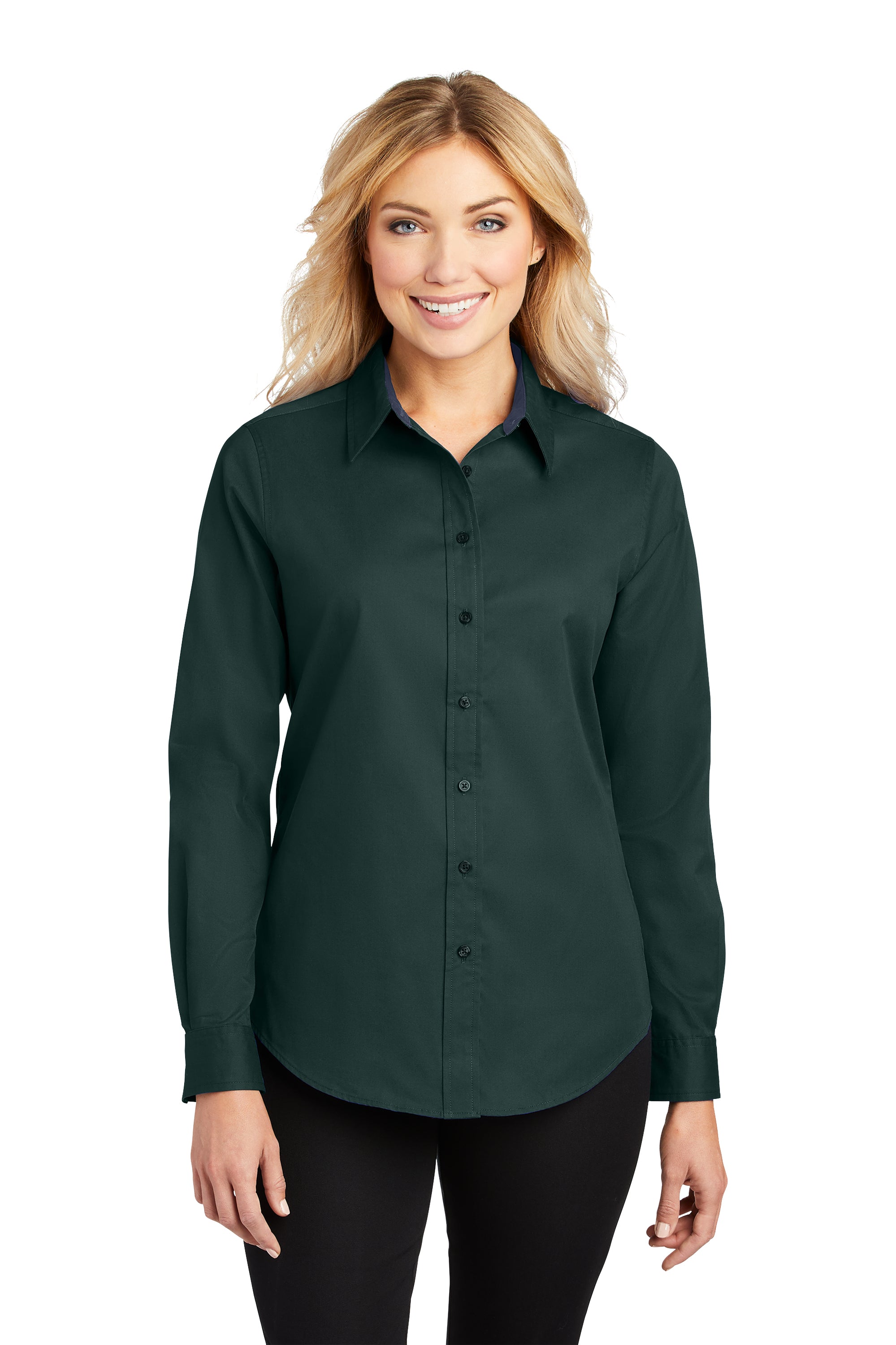 L608 Port Authority® Ladies Long Sleeve Easy Care Shirt