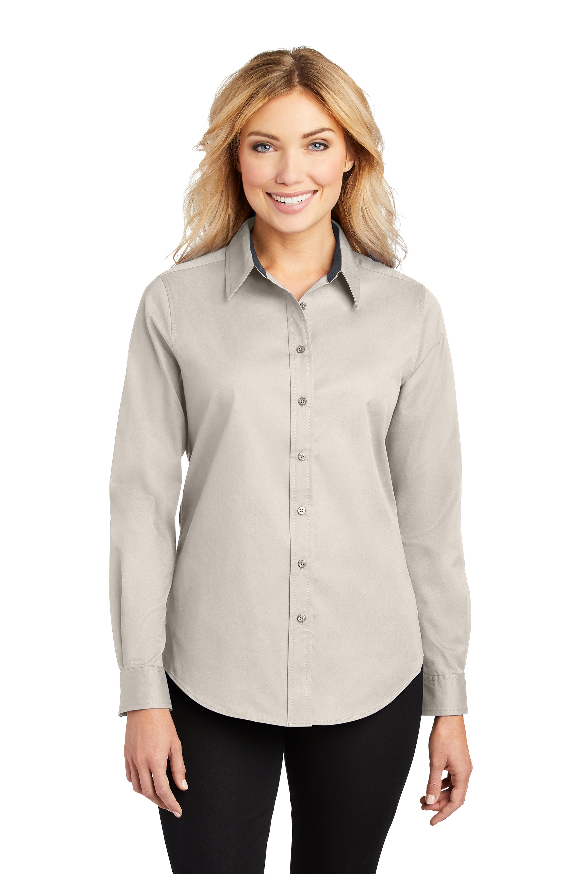 L608 Port Authority® Ladies Long Sleeve Easy Care Shirt