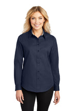L608 Port Authority® Ladies Long Sleeve Easy Care Shirt