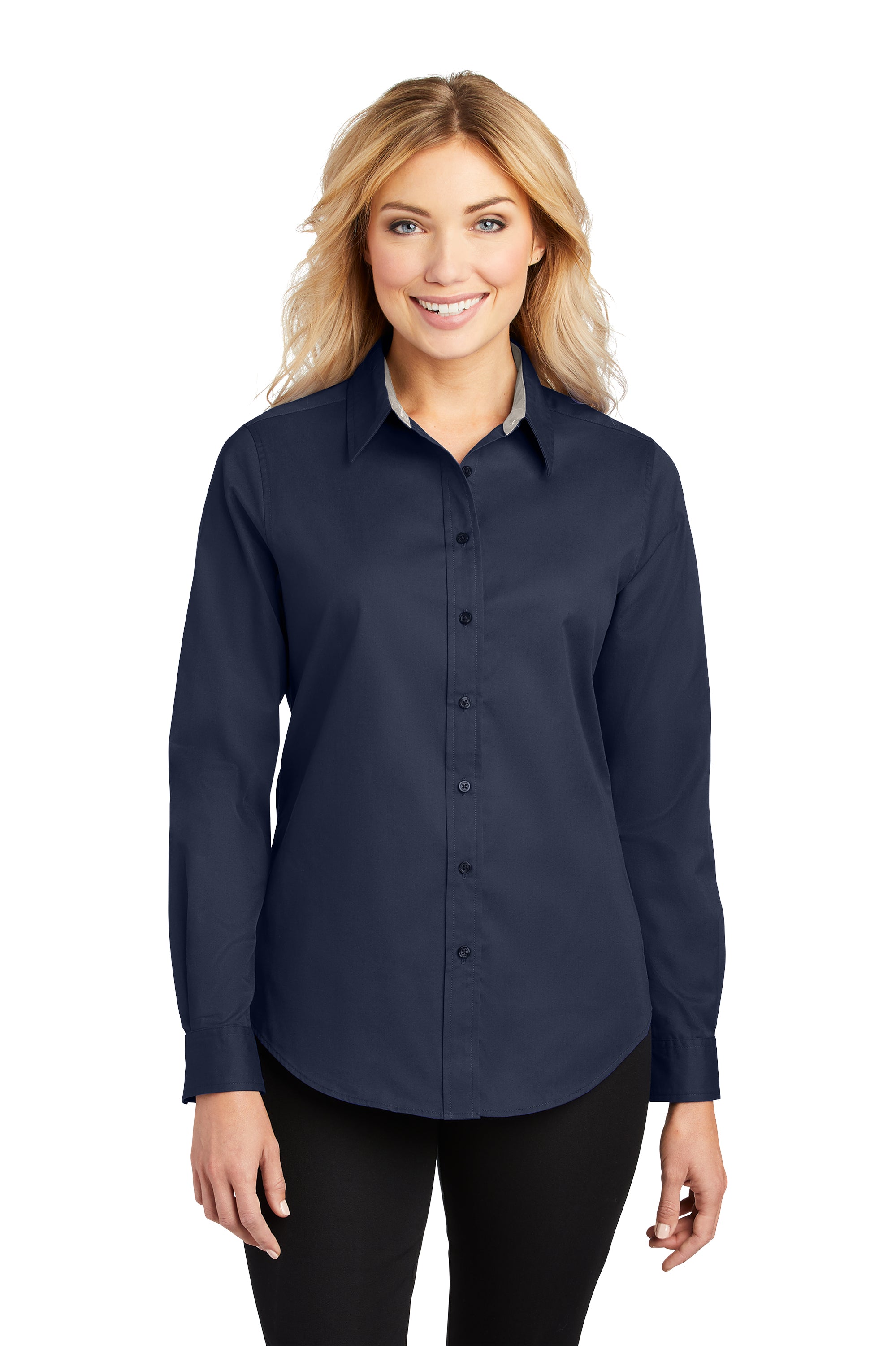 L608 Port Authority® Ladies Long Sleeve Easy Care Shirt