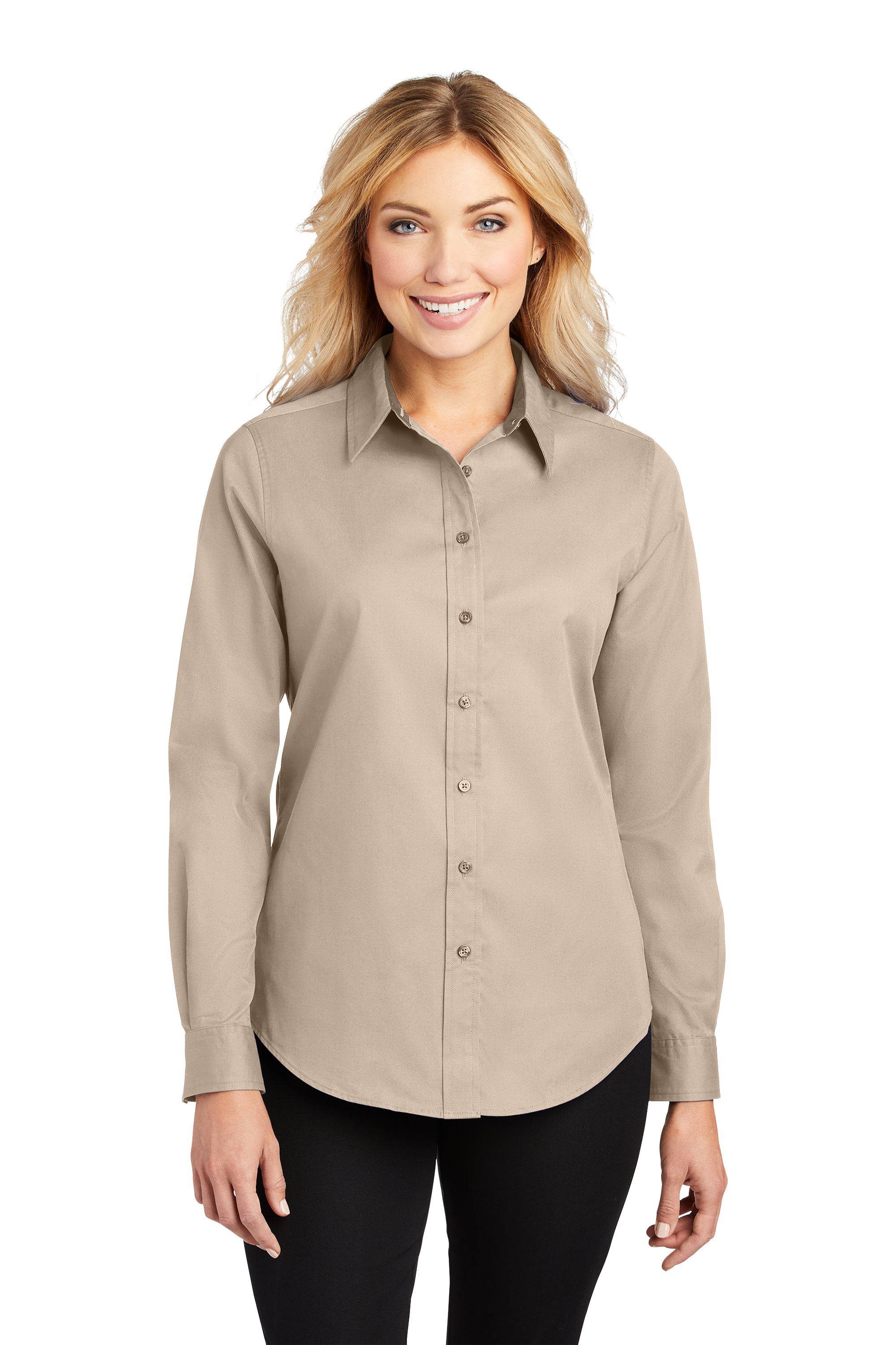 L608 Port Authority® Ladies Long Sleeve Easy Care Shirt