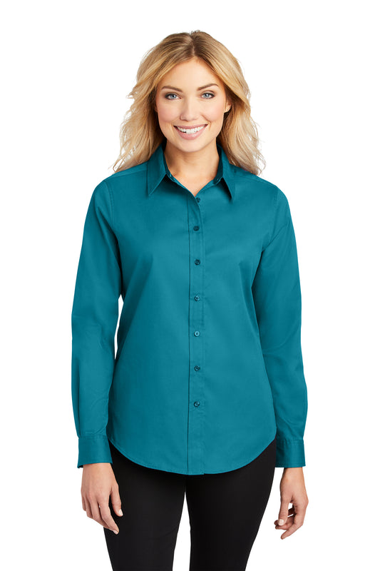 L608 Port Authority® Ladies Long Sleeve Easy Care Shirt