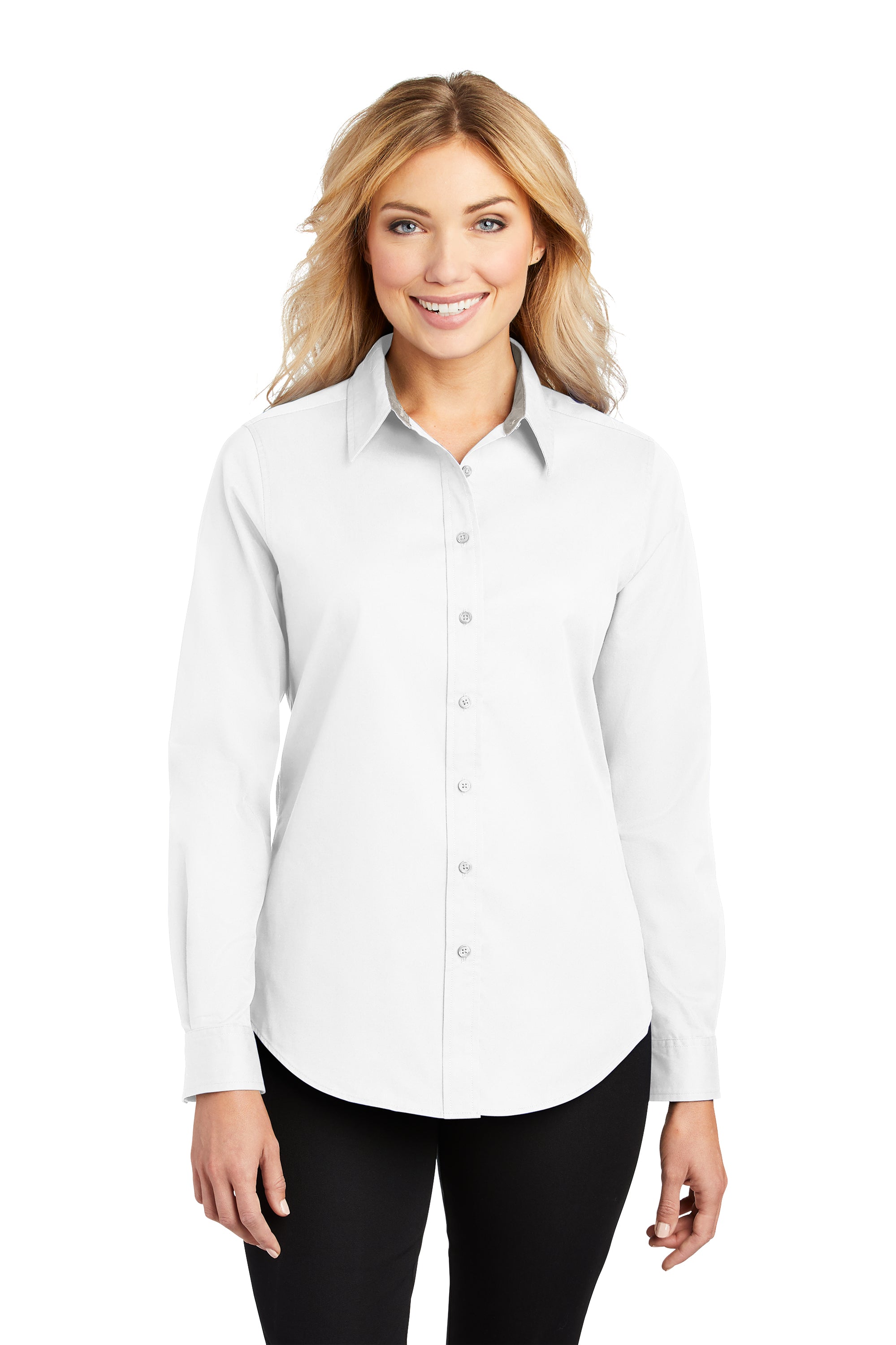 L608 Port Authority® Ladies Long Sleeve Easy Care Shirt