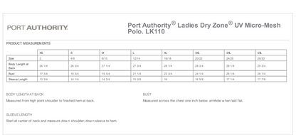 LK110 Port Authority® Women's Dry Zone® UV Micro-Mesh Polo