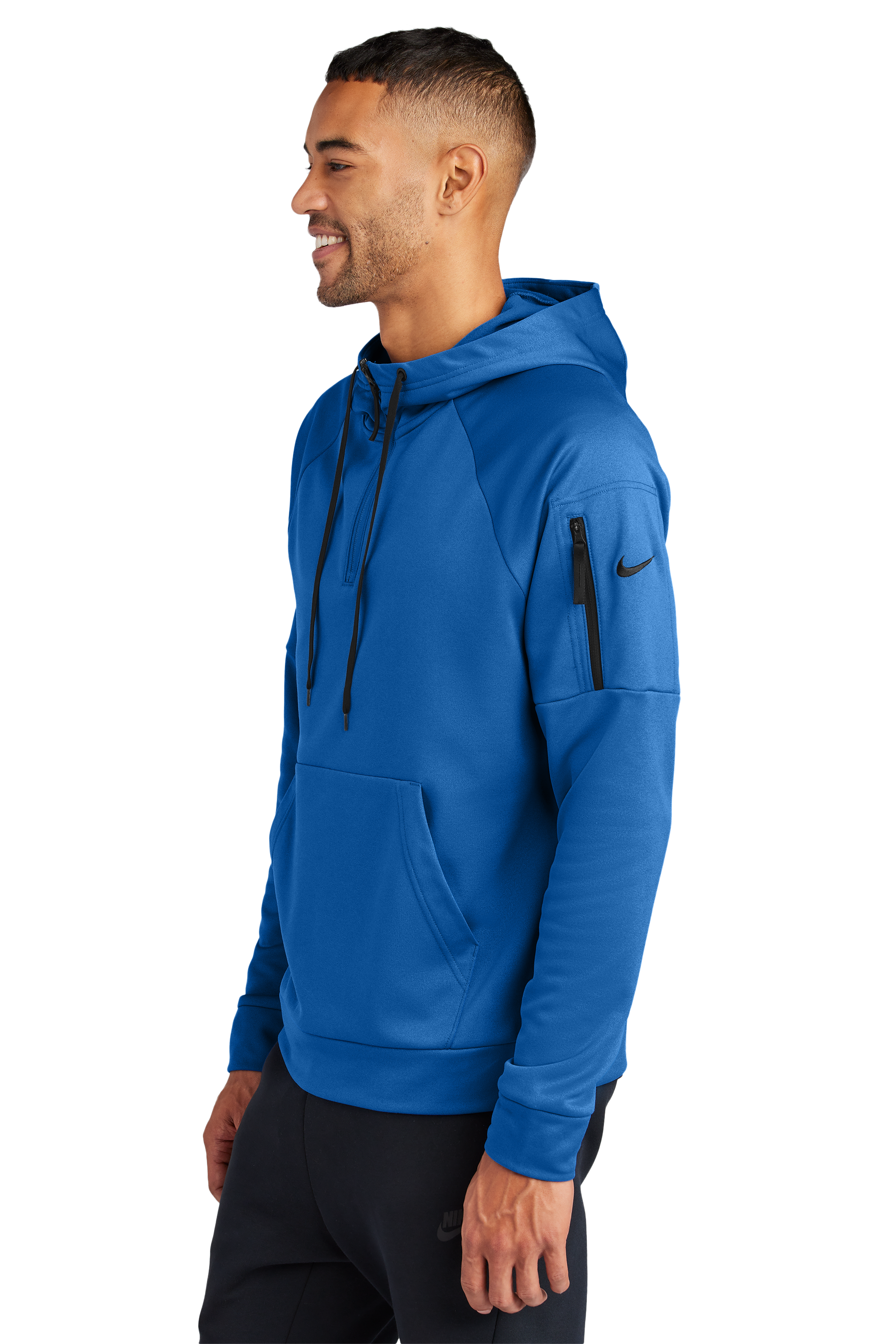 NKFD9742 Nike Therma-FIT Pocket 1/4-Zip Fleece Hoodie