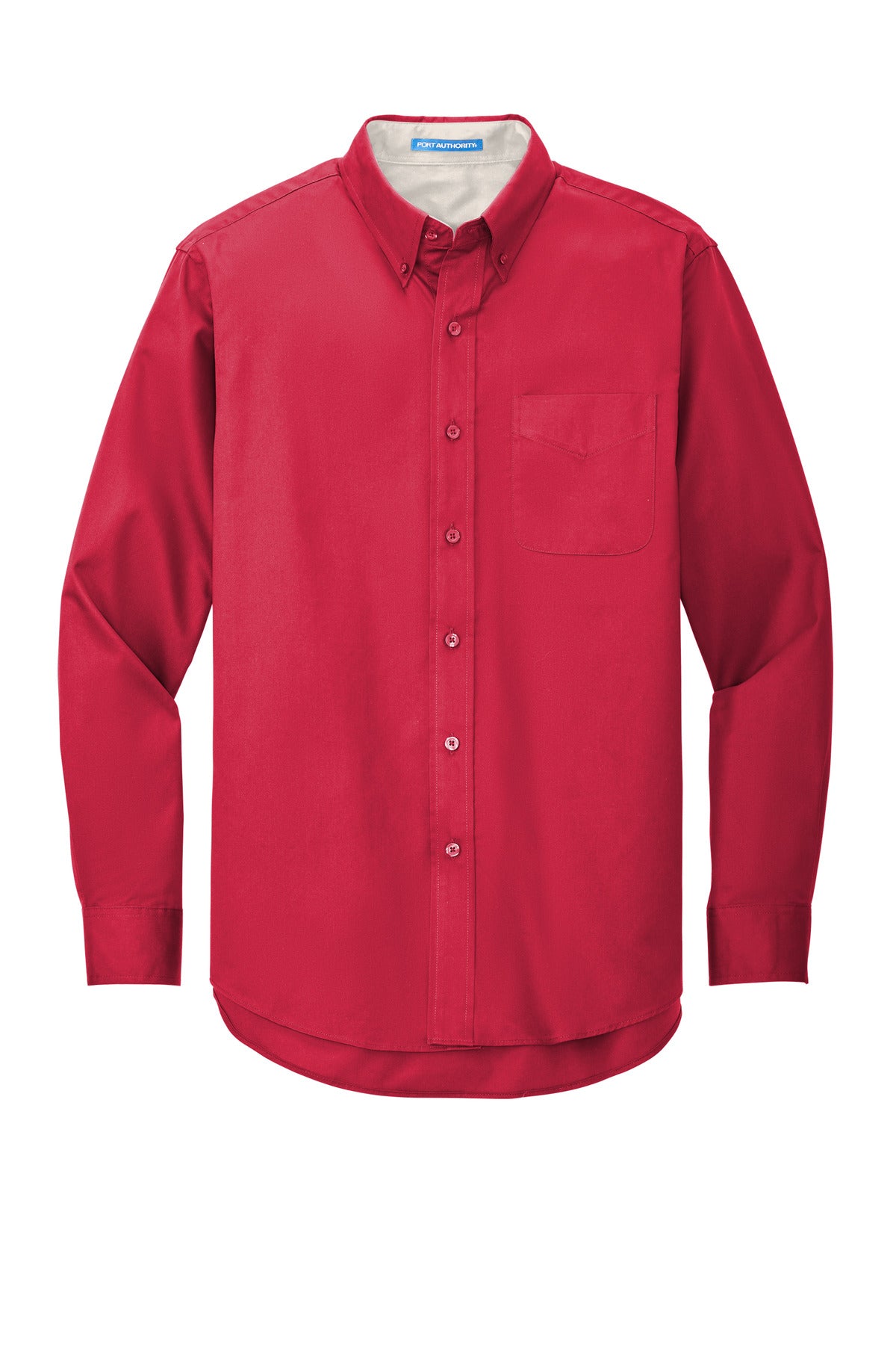 Port Authority S608 Red/ Light Stone