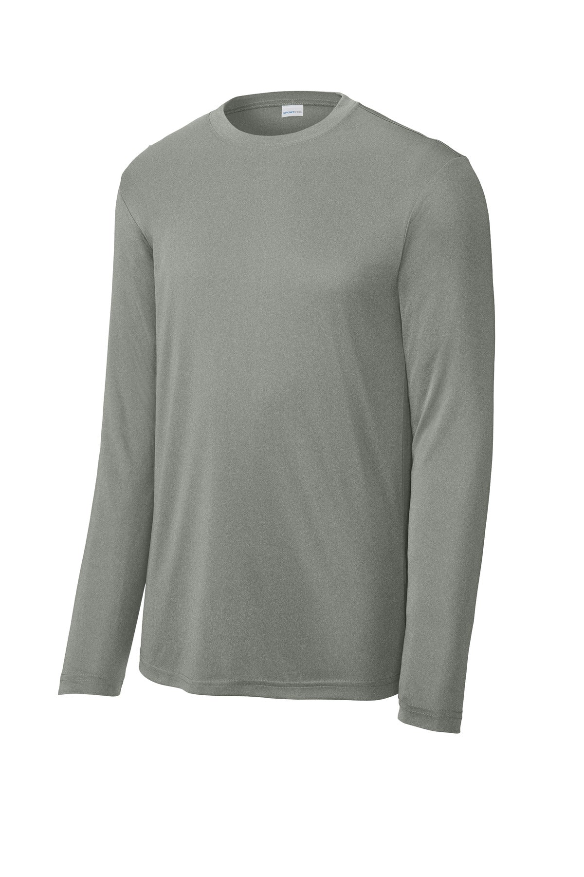 Sport-Tek ST350LS Grey Concrete Heather