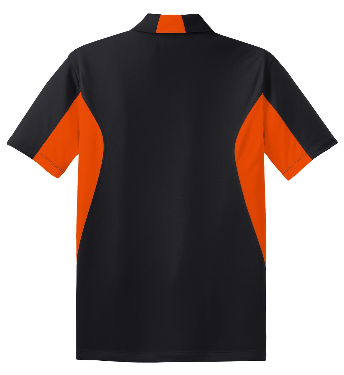Sport-Tek ST655 Black/ Deep Orange