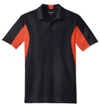 Sport-Tek ST655 Black/ Deep Orange