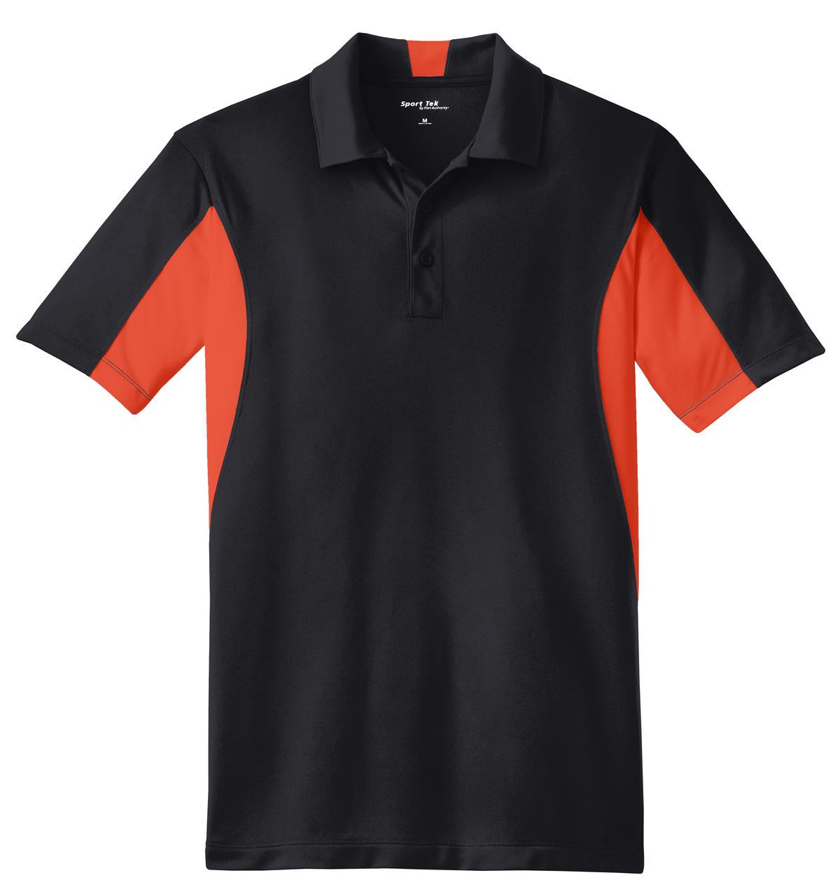 Sport-Tek ST655 Black/ Deep Orange