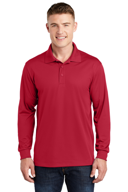 ST657 Sport-Tek® Long Sleeve Micropique Sport-Wick® Polo