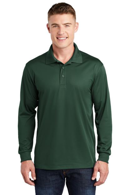 ST657 Sport-Tek® Long Sleeve Micropique Sport-Wick® Polo