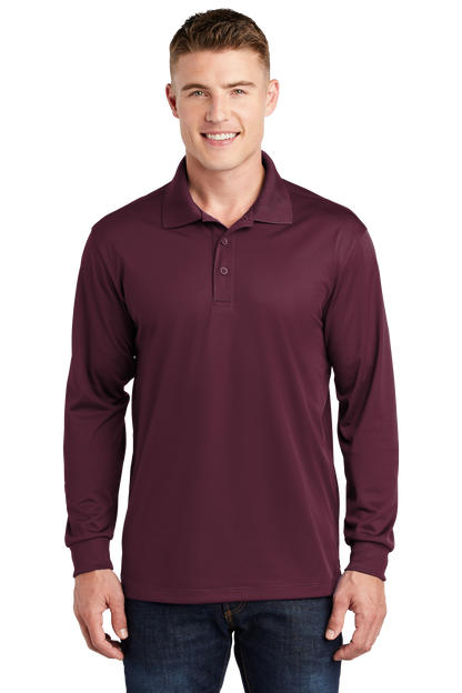 ST657 Sport-Tek® Long Sleeve Micropique Sport-Wick® Polo