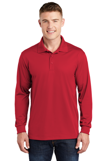 ST657 Sport-Tek® Long Sleeve Micropique Sport-Wick® Polo