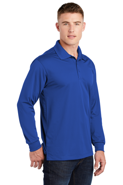 ST657 Sport-Tek® Long Sleeve Micropique Sport-Wick® Polo