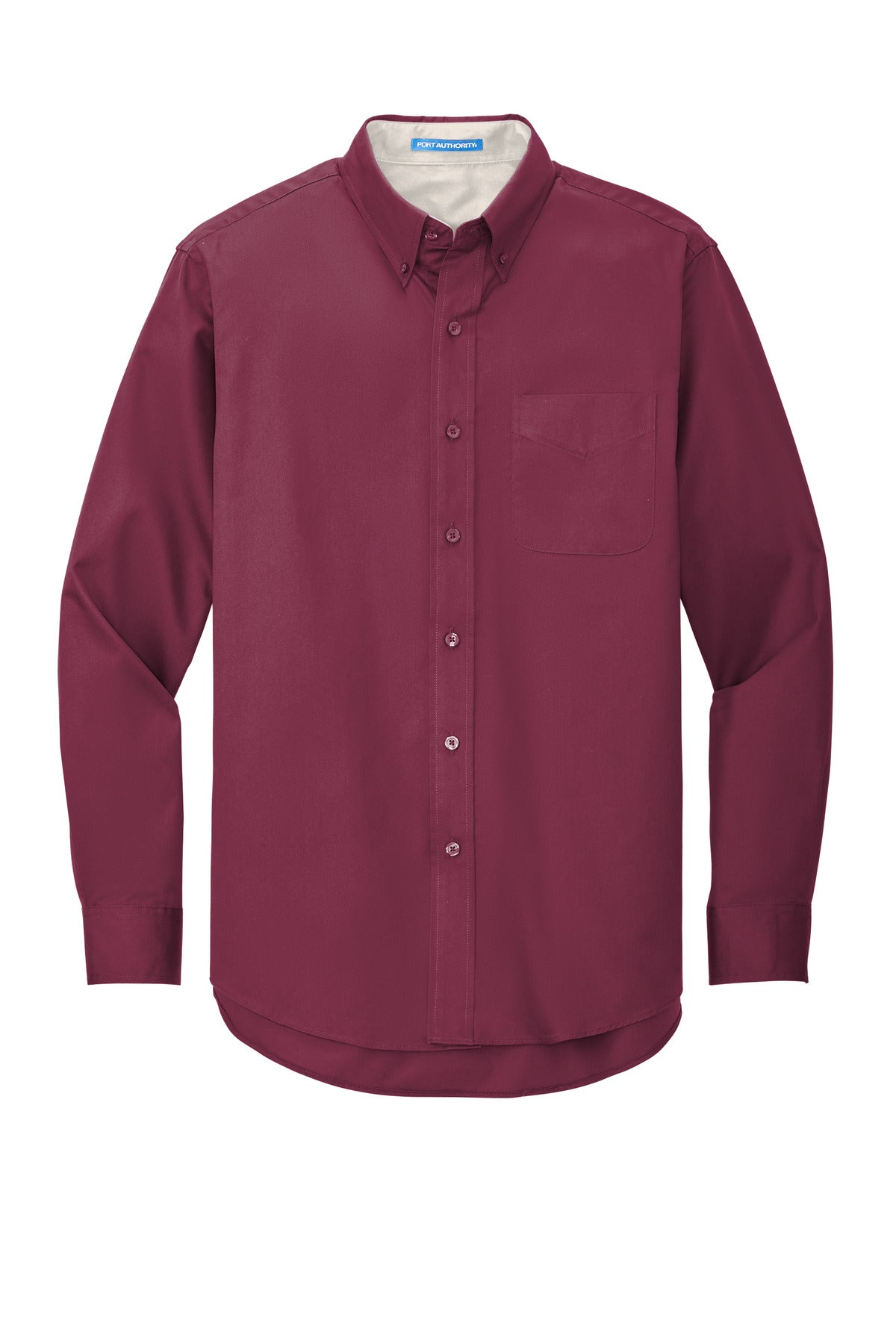 Port Authority TLS608 Burgundy/ Light Stone