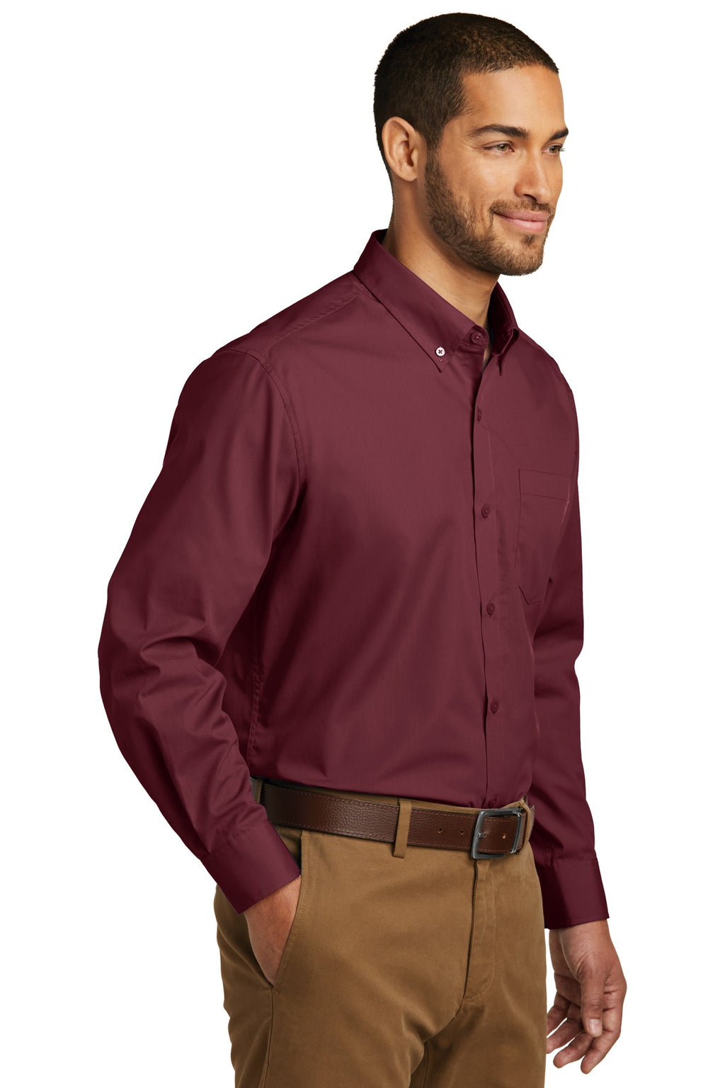 Port Authority W100 Burgundy