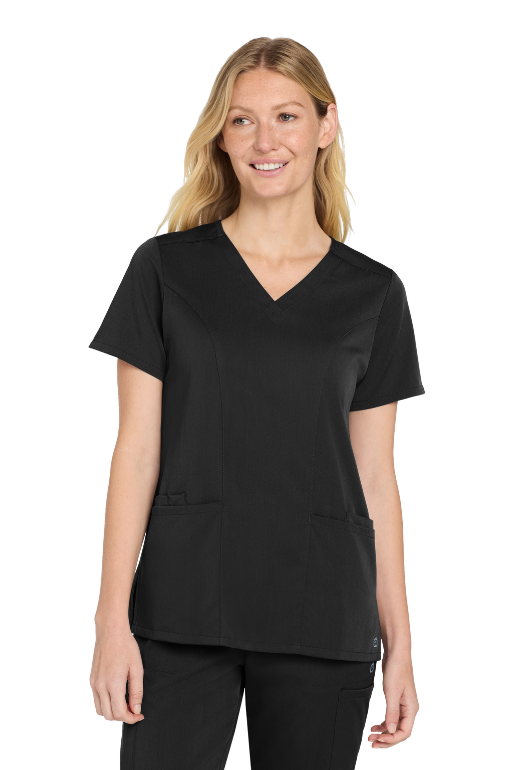WW4168 Wink® Women’s Premiere Flex™ V-Neck Top Spanish Learning Castle