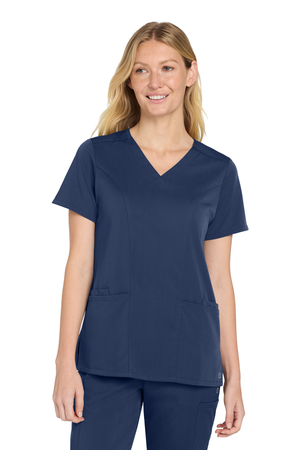 WW4168 Wink® Women’s Premiere Flex™ V-Neck Top Spanish Learning Castle