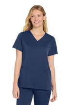 WW4168 Wink® Women’s Premiere Flex™ V-Neck Top Spanish Learning Castle