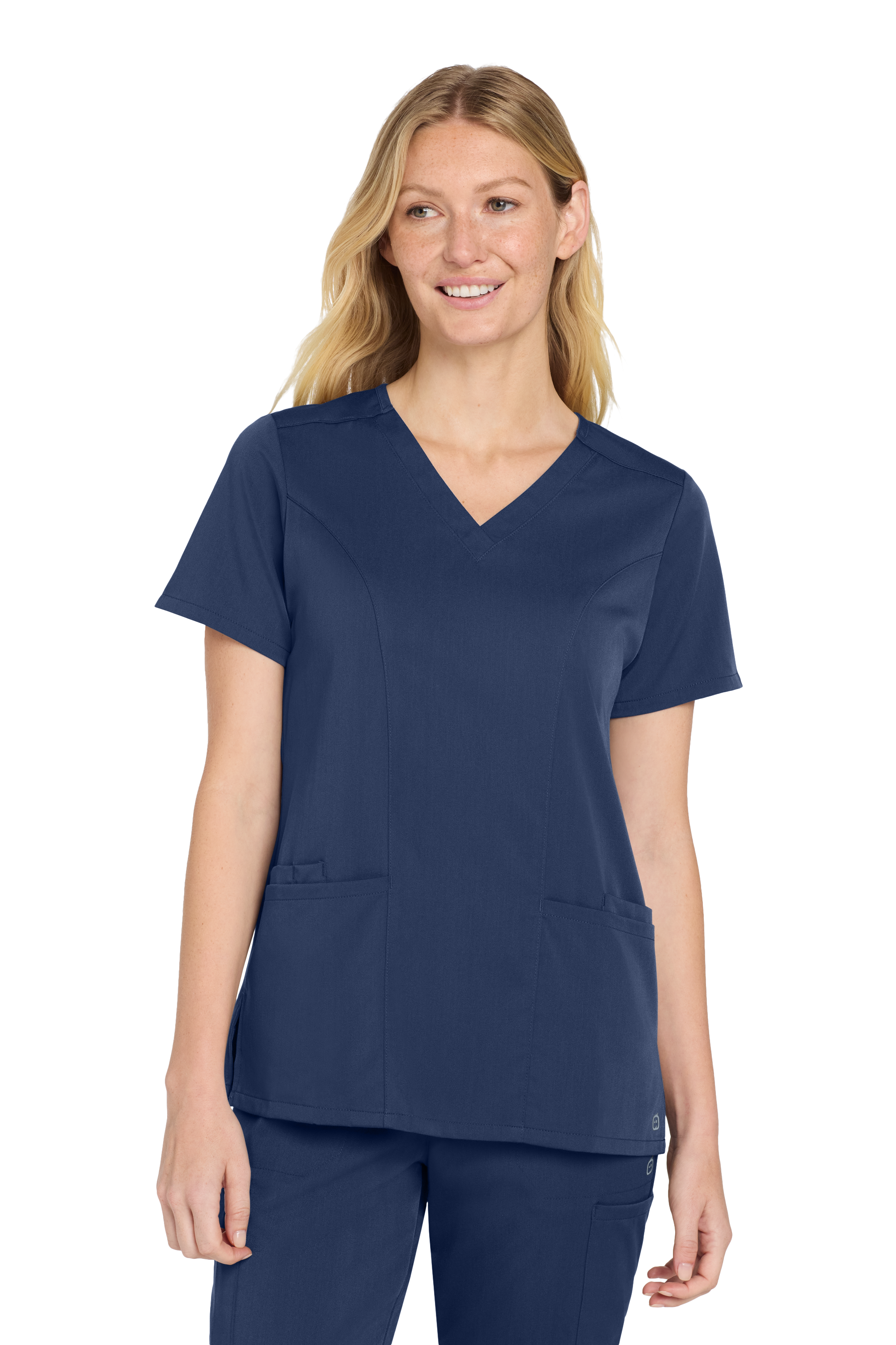 WW4168 Wink® Women’s Premiere Flex™ V-Neck Top Spanish Learning Castle