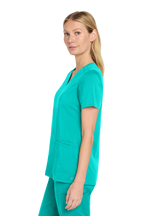 WW4168 Wink® Women’s Premiere Flex™ V-Neck Top Spanish Learning Castle