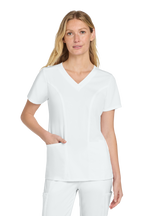 WW4168 Wink® Women’s Premiere Flex™ V-Neck Top Spanish Learning Castle