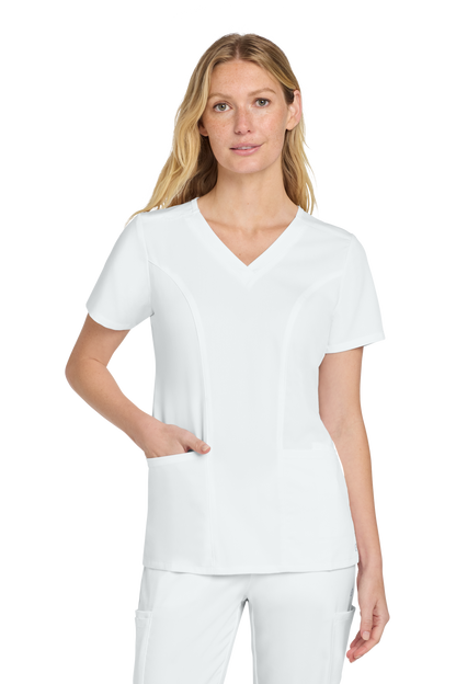 WW4168 Wink® Women’s Premiere Flex™ V-Neck Top Spanish Learning Castle