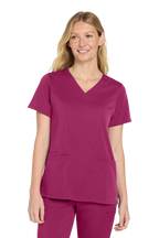 WW4168 Wink® Women’s Premiere Flex™ V-Neck Top Spanish Learning Castle